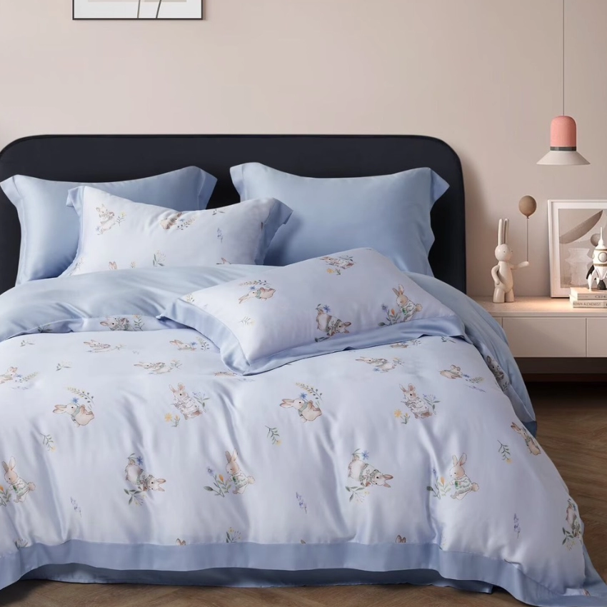 60s床包組 小頑兔(藍)