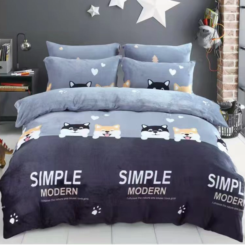 法蘭絨床包組 小精靈